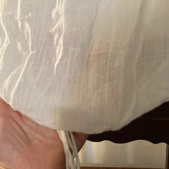 🌈 Nine West Vintage America 100% cotton top drawstring waist size Small - Picture 3 of 8